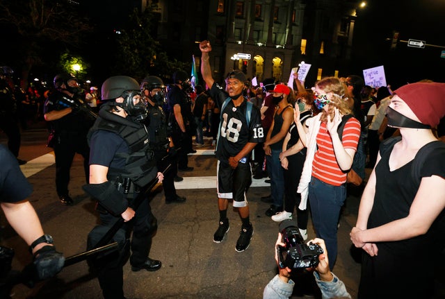 Minneapolis Police Death Denver Protest 