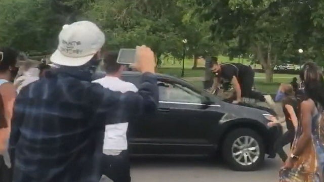 L-PROTESTOR HIT BY CAR 5VO.transfer_frame_364 