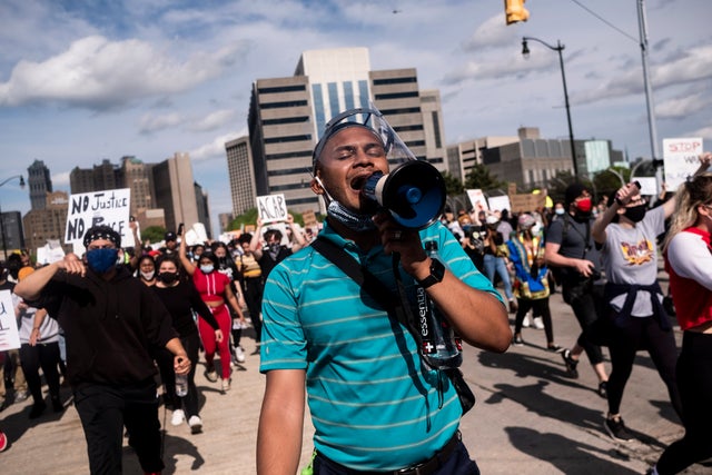 Black Lives Matter Protests Continue Around Detroit 