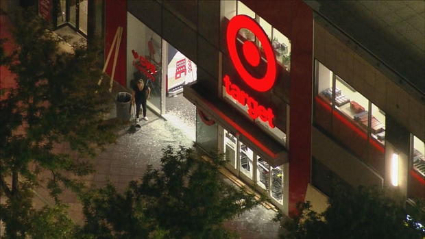 target store damaged 16th street mall denver friday george floyd 