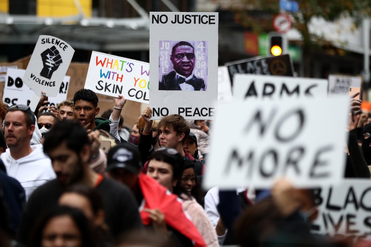 Auckland Black Lives Matter Rally Held In Solidarity With U.S. Marches 