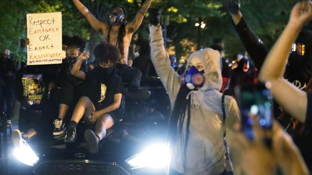Protesters Demonstrate In D.C. Against Death Of George Floyd By Police Officer In Minneapolis 