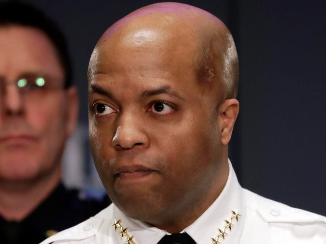 Minneapolis PD's Medaria Arradondo speaks during a security news conference in advance of Super Bowl LII January 31, 2018, in Minneapolis. 