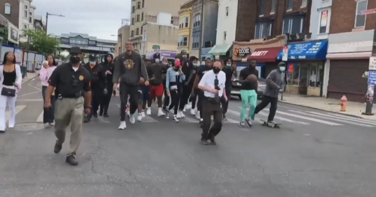 Protesters Organized By 2 College Basketball Players March In West ...
