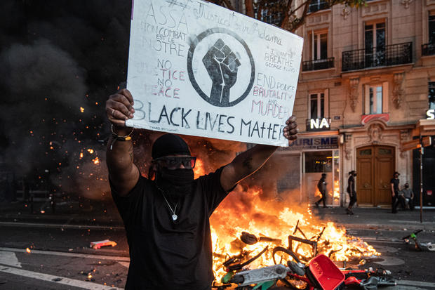 Anti-Racism Protest Continues Despite Ban in Paris 