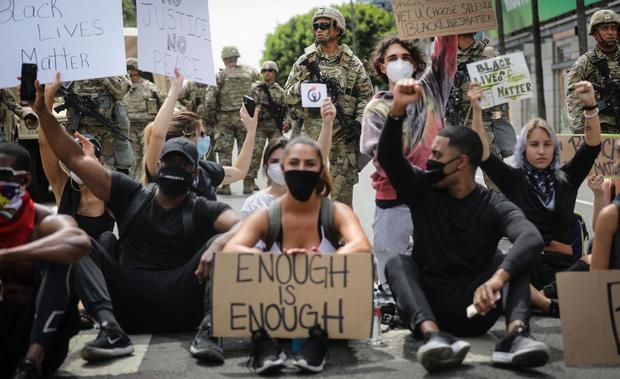 National Guard Called In As Protests And Unrest Erupt Across Los Angeles Causing Widespread Damage 