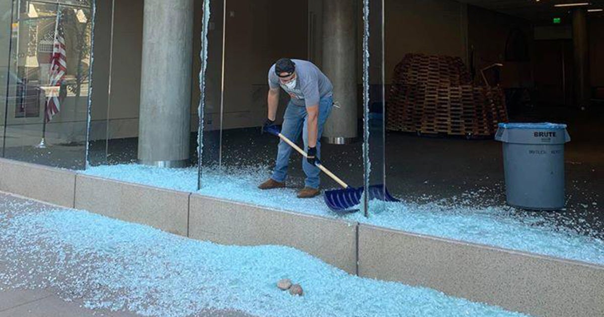 Rioter Damage In Denver: History Colorado Center