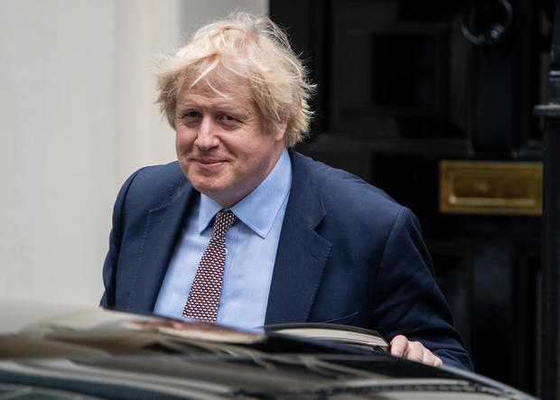 Boris Johnson Leaves For First PMQs Since Chief Advisor Lockdown Breach Press Coverage 