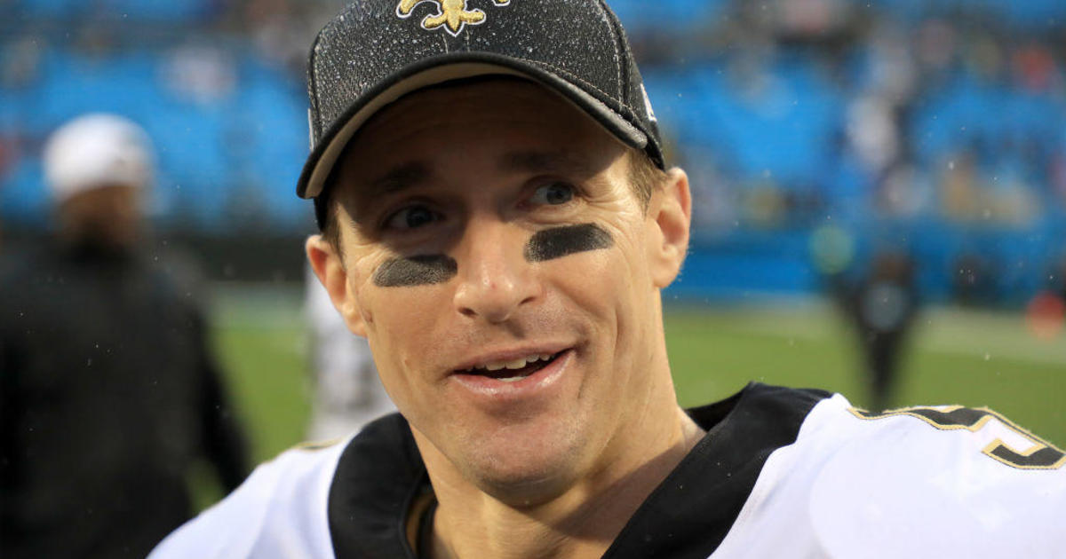 Saints QB Drew Brees, asked about players kneeling during anthem, says he  will 'never agree with anybody disrespecting the flag'