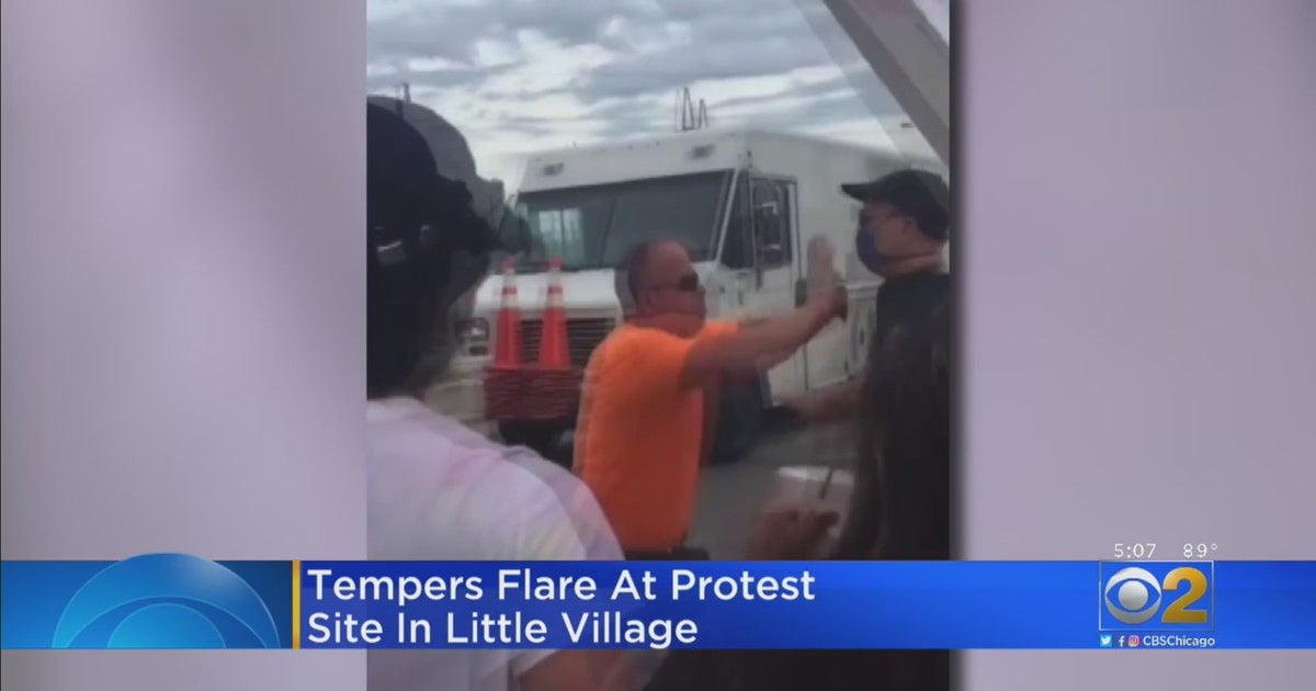 Tempers Flare At Hilco Demolition Protest Site In Little Village - CBS ...