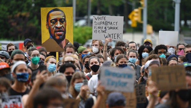 Nationwide protests over George Floyd's death