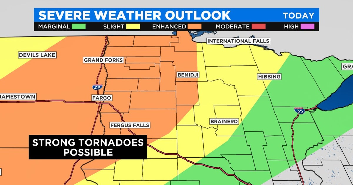 Minnesota Weather Severe Storms Move Into NW Minnesota Sunday Night