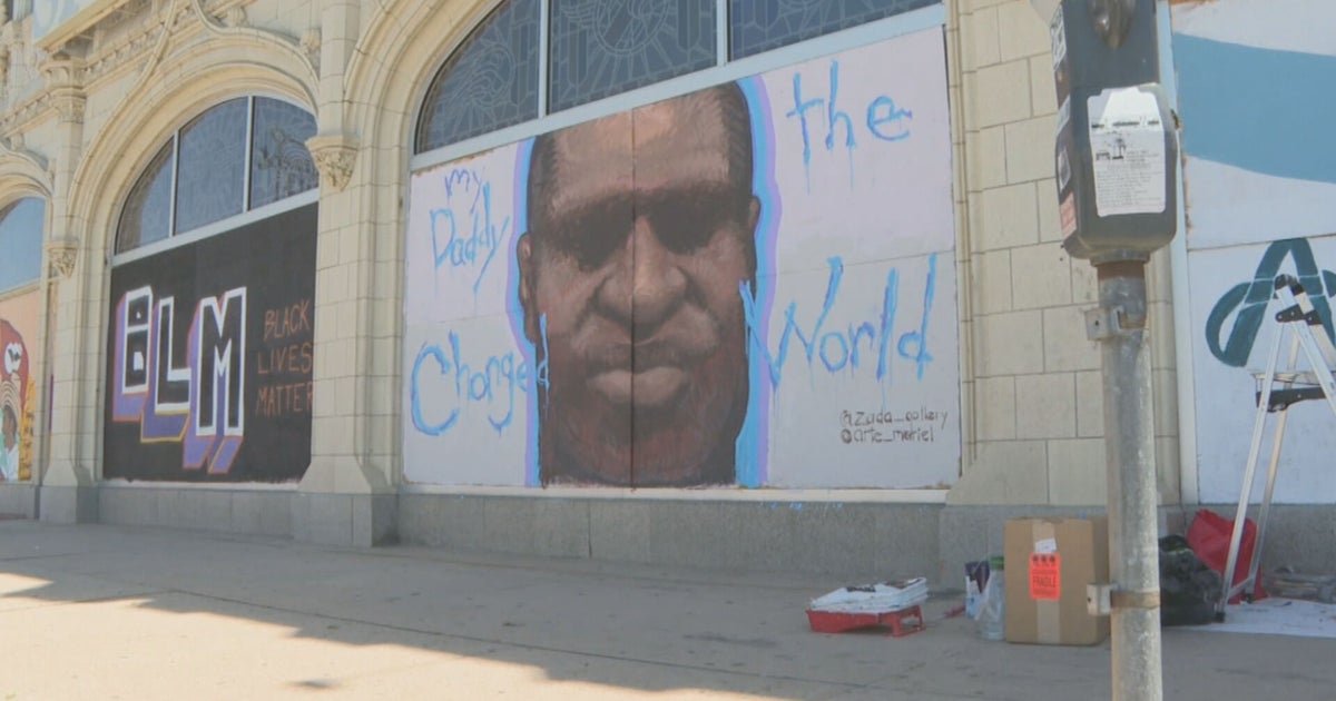 Colorado Women Turn Boarded Windows Into Protest Art - CBS Colorado