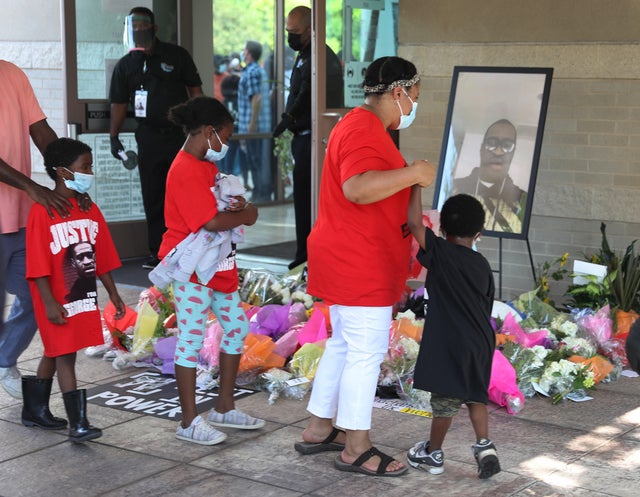 George Floyd memorial in Houston 
