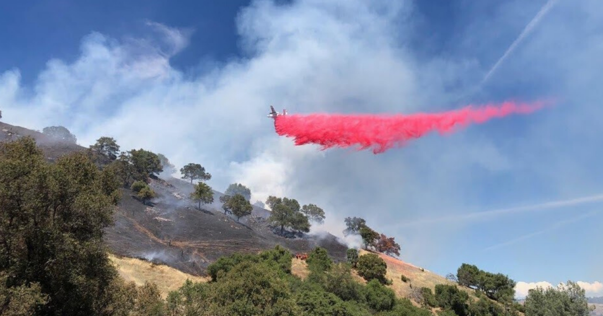 Vegetation Fire Burning In El Dorado County Near Pilot Hill 50%