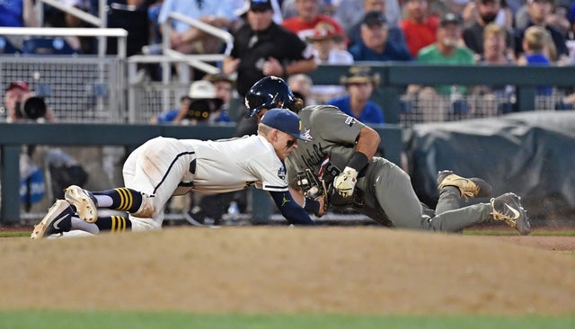College World Series - Michigan v Vanderbilt - Game One 