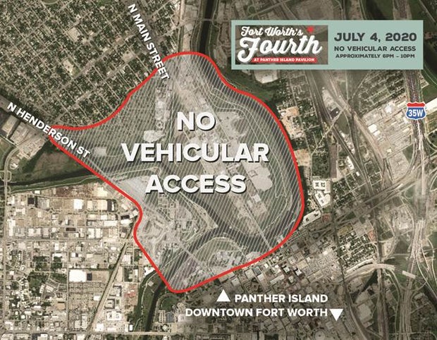 Fort Worth fireworks show 