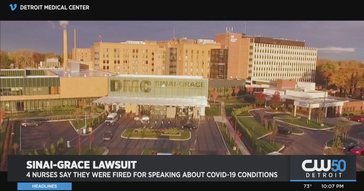 SinaiGrace Lawsuit 4 Nurses Say They Were Fired For Speaking About