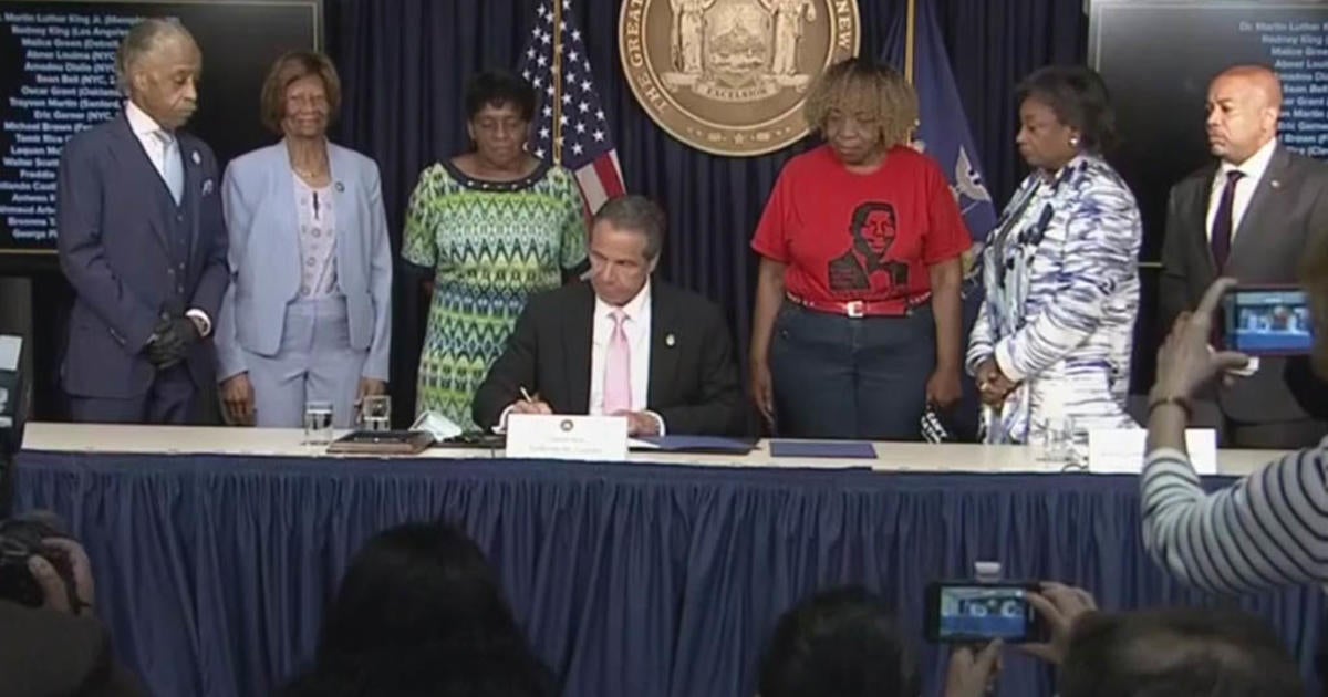 N.Y. Gov. Cuomo Signs Sweeping Police Reforms Into Law, Says They're ...