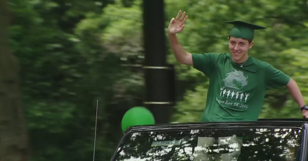 Taylor Allderdice High School Graduates Hold Parade Prior To Virtual