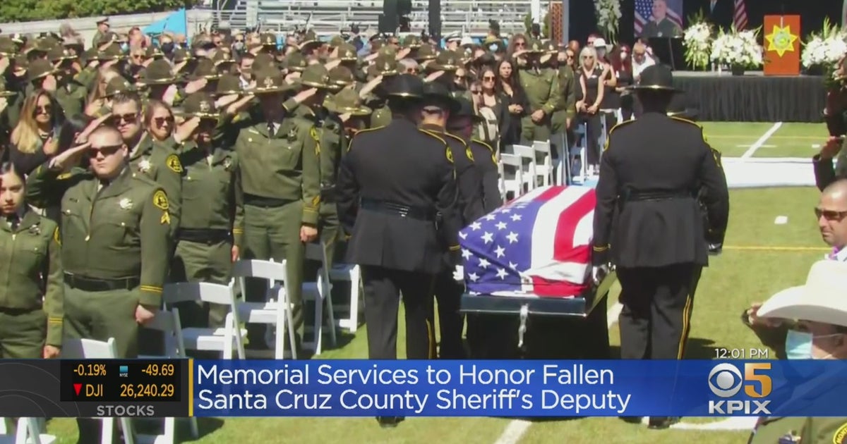 Hundreds Gather To Remember Slain Santa Cruz County Sheriff Sgt. Damon ...