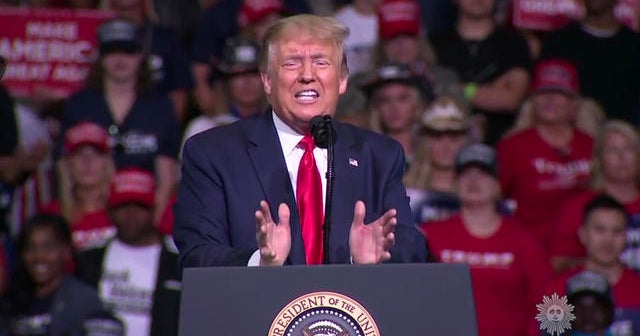 Back on campaign trail, Trump dismisses COVID testing - CBS News