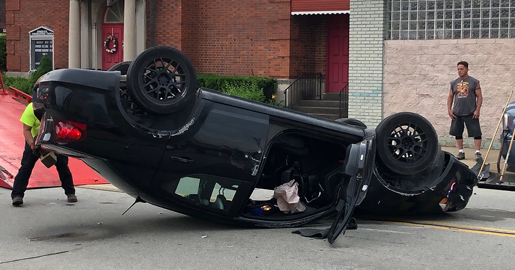 Car Overturns Onto Roof In McKeesport Accident CBS Pittsburgh