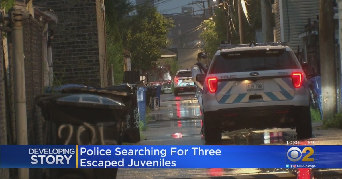 3 Juvenile Detainees Escape From Police Custody In Transport - CBS Chicago