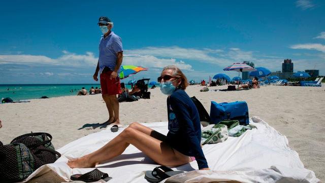 Miami-Dade Beaches Reopen After Being Closed For Coronavirus Pandemic 