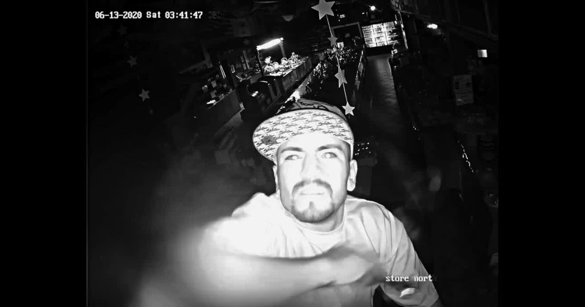 VIDEO Burglar Breaks Into Hughson Fruit Barn, Tries To Take Out Surveillance Camera CBS