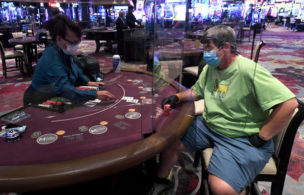 Nevada Casinos Reopen For Business After Closure For Coronavirus Pandemic 
