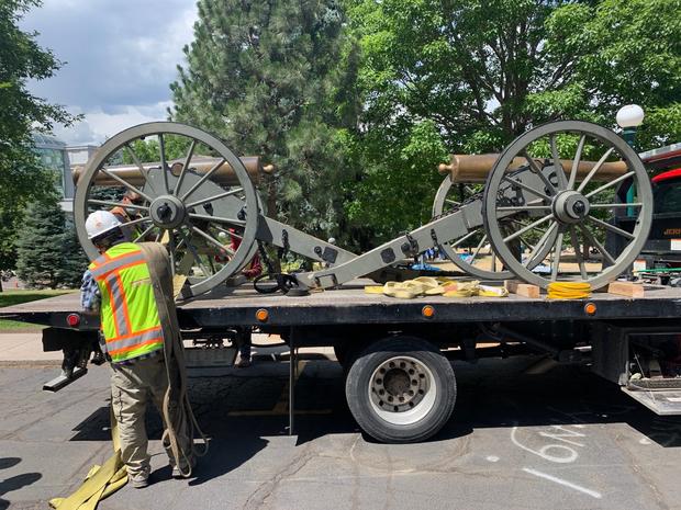 cannons removed from capitol credit cbs 