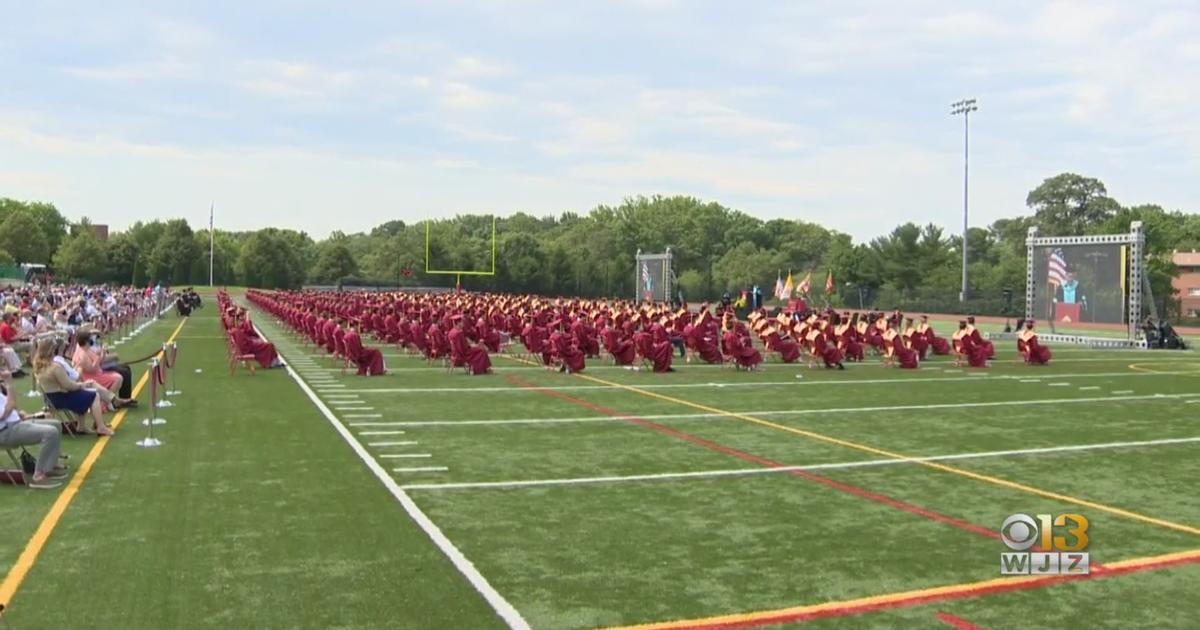 Calvert Hall Holds InPerson Graduation Ceremony With Social Distancing