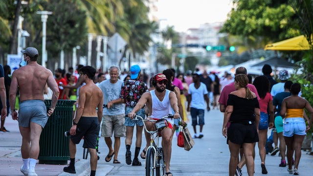Miami-Dade Beaches Reopen After Being Closed For Coronavirus Pandemic 
