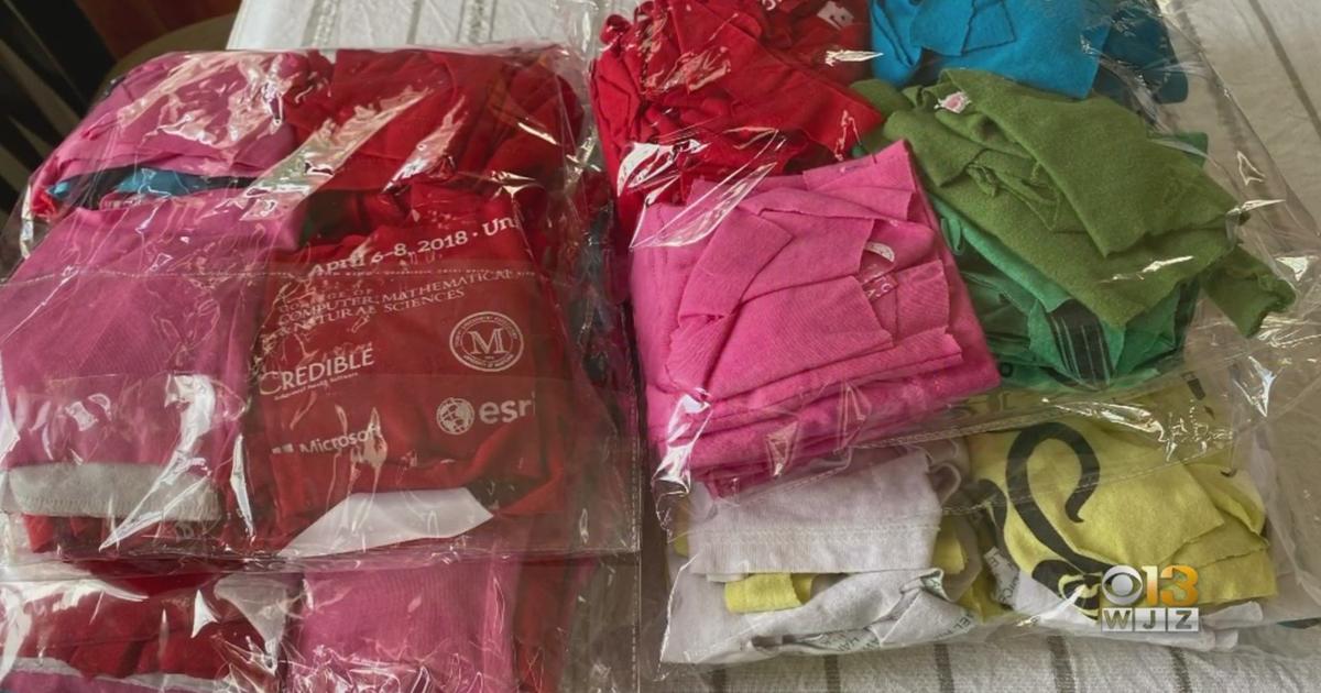 University Of Maryland Student Collects T Shirts To Make Face