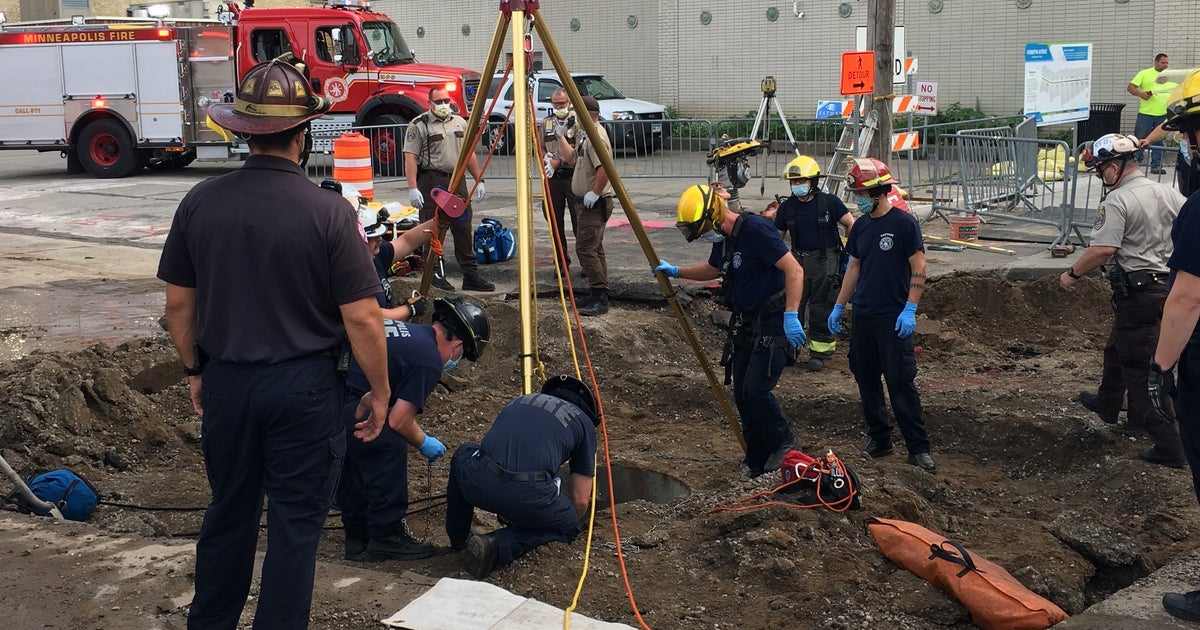 Construction Worker Rescued After Falling Into Sewer Sleeve In Downtown ...
