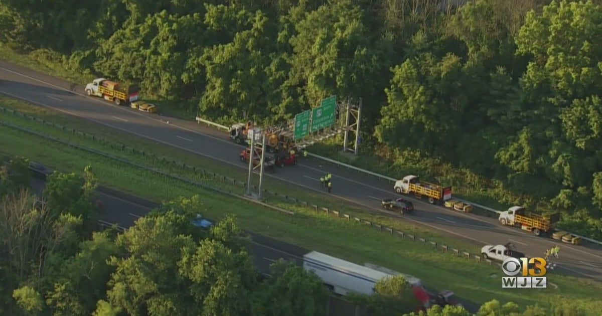Highway Worker Killed, 2 Others Injured In Crash On I-70 - CBS Baltimore