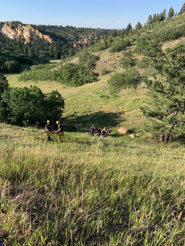 MOTORCYCLIST THROWN 1 