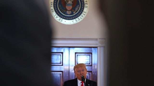 President Trump Delivers Remarks At Spirit Of America Showcase 