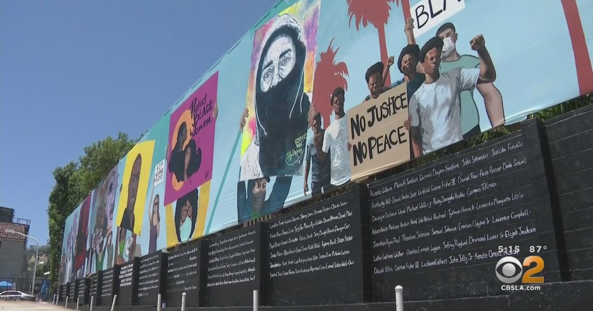 Laugh Factory Unveils Massive 148Foot Black Lives Matter Mural In