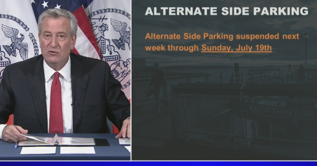 New York City's Alternate Side Parking Suspended For Another Week CBS