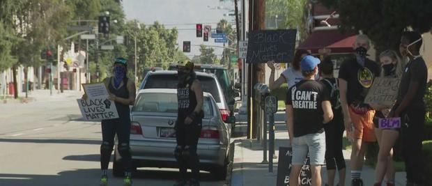 BLM Holds Protest At North Hollywood Church Where Black Woman Was Harassed 