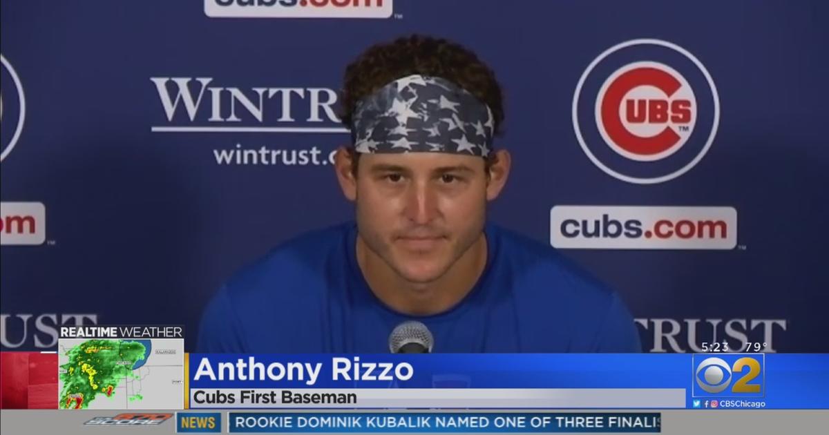 Anthony Rizzo's return from disabled list on schedule for Cubs