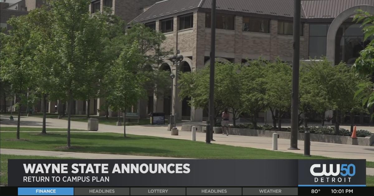 Wayne State University Announces Fall Semester Plans CBS Detroit