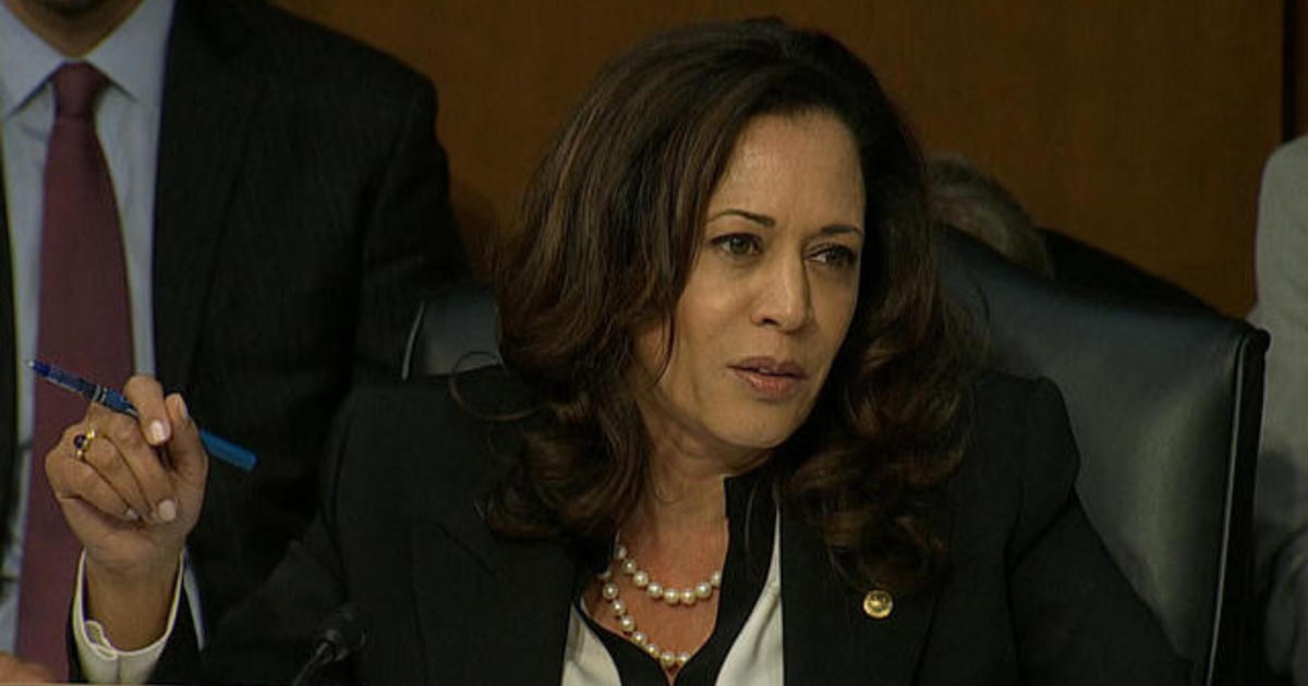 Sen. Richard Burr quiets Sen. Kamala Harris during Senate hearing - CBS ...