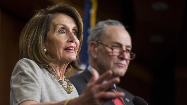 House Speaker Nancy Pelosi And Sen. Schumer Speak To Media After President Trump Announces Deal To End To Government Shutdown 