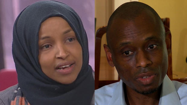 Ilhan Omar and Antone Melton-Meaux 
