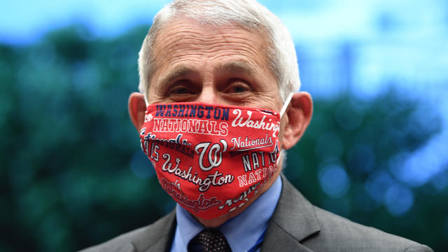 Anthony Fauci — Nationals face mask 