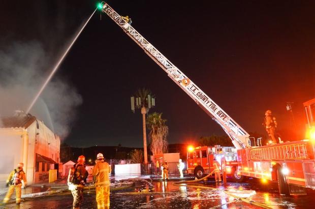 Rowland Heights Strip Mall Goes Up In Flames, Restaurant Destroyed 
