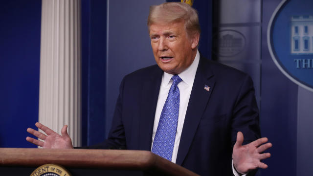 President Trump Holds News Conference In White House Briefing Room 